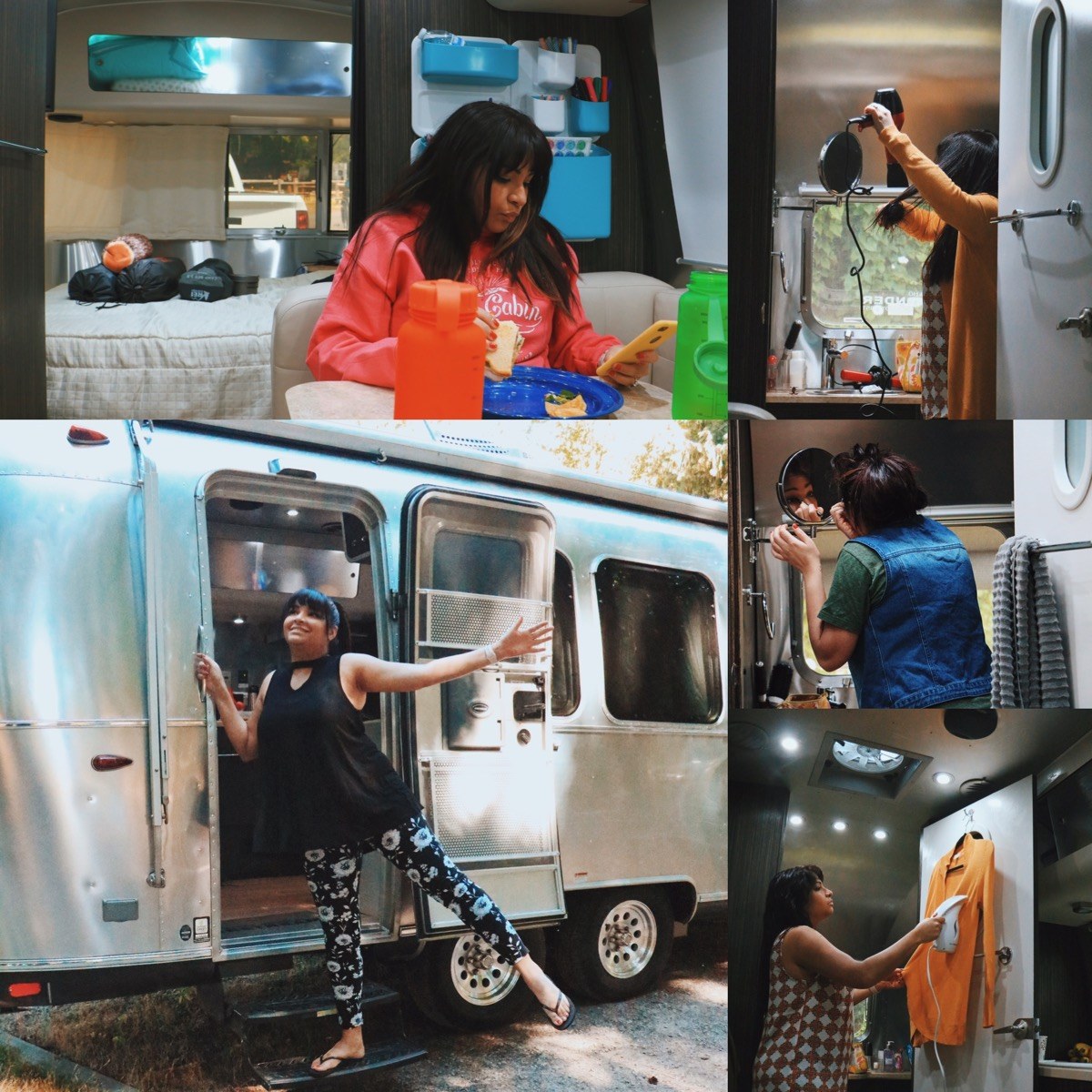 Endless Caravan: Brown People Camping Collage