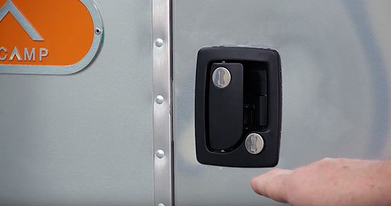 Airstream Basecamp Main Entry Door Locks