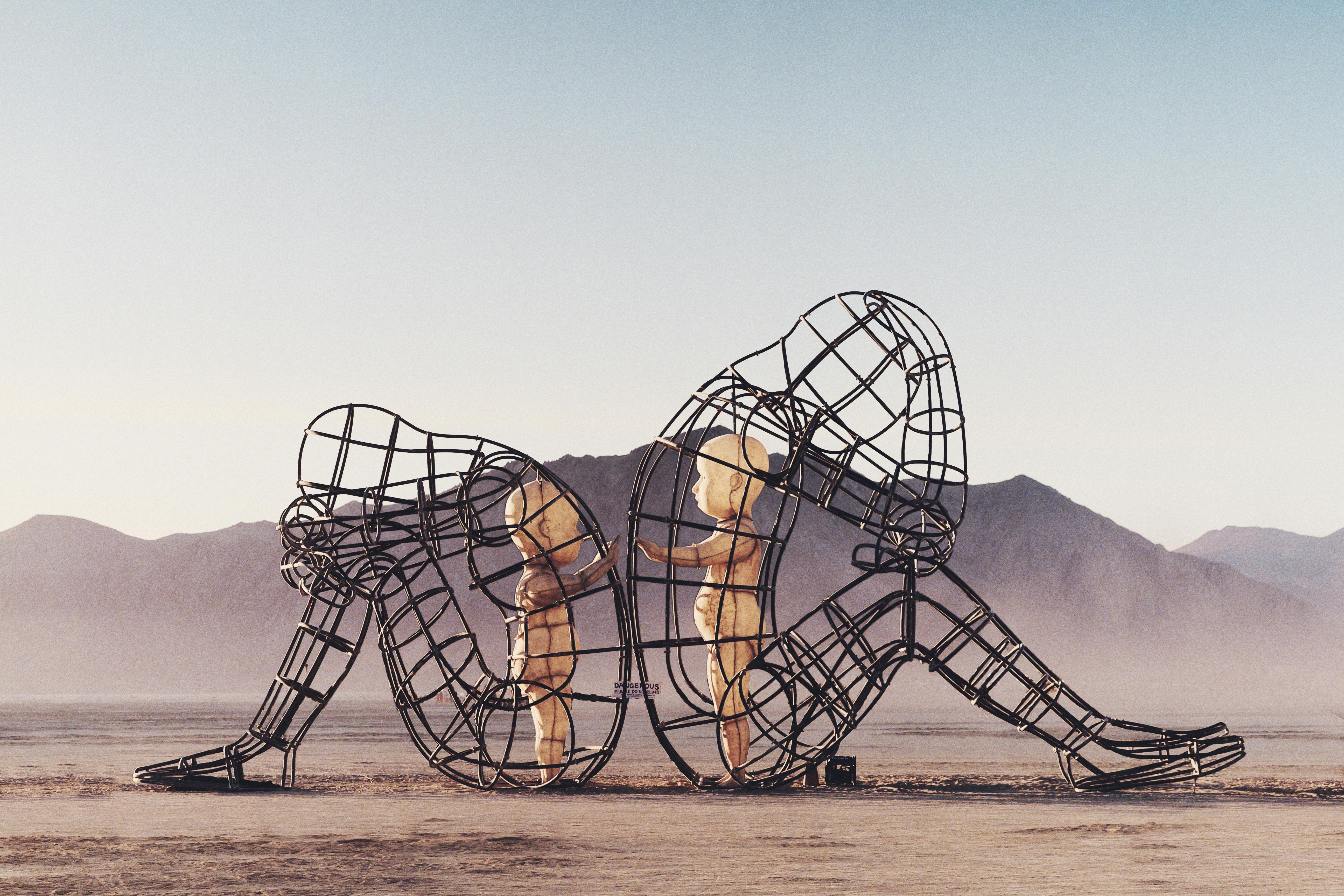 Airstreaming at Burning Man