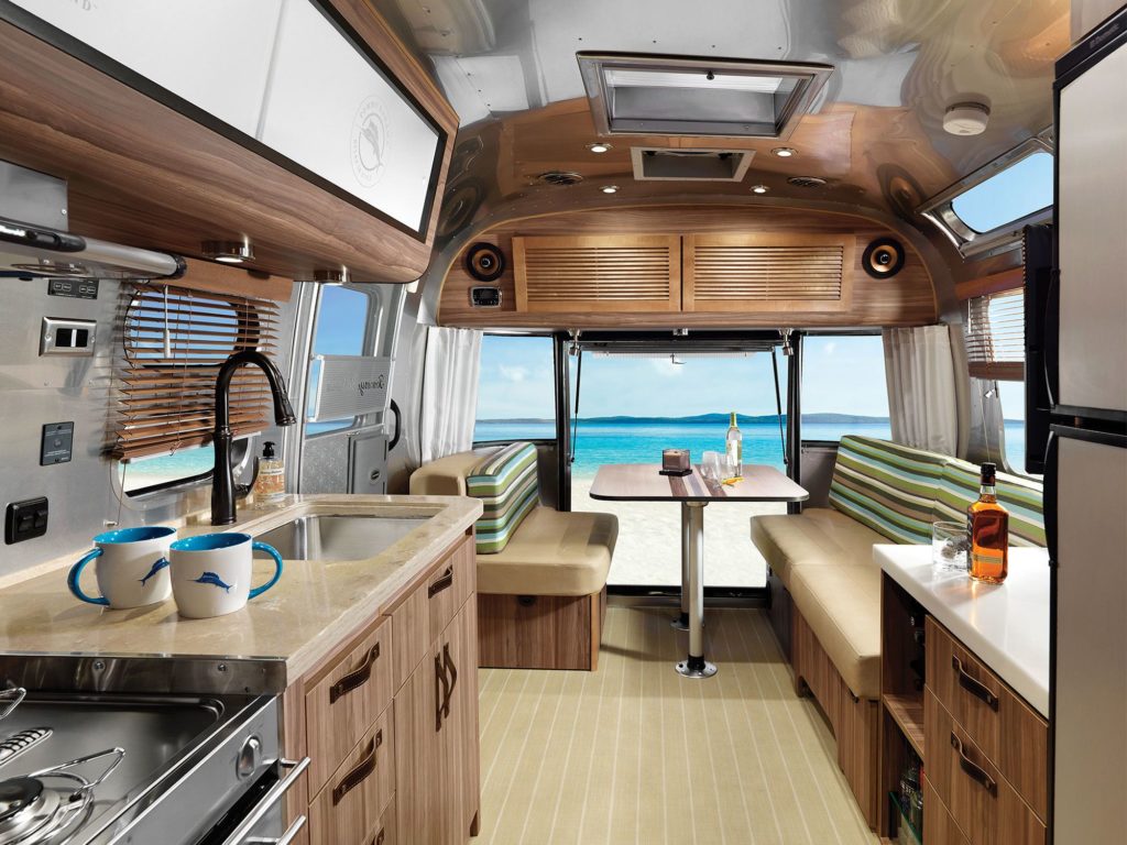 Airstream Tommy Bahama Travel Trailer Interior