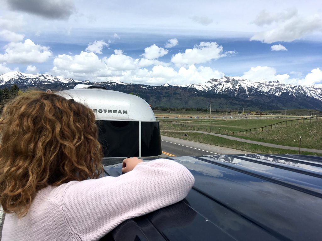 Looking out at the Mountains