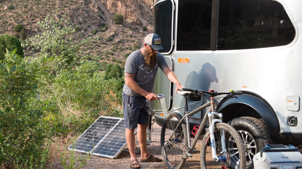 Airstream-Baseamp-X-Exterior-Shower-Mountain-Bike