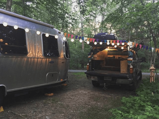 Work from anywhere in an airstream