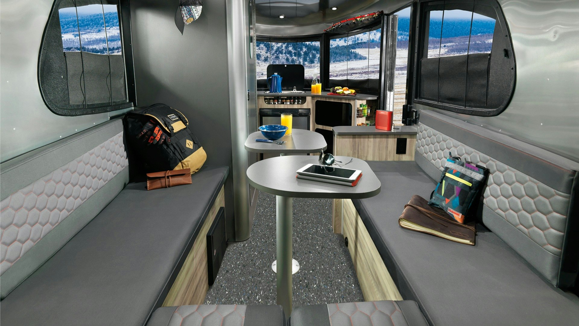 Airstream Basecamp Benches and Table