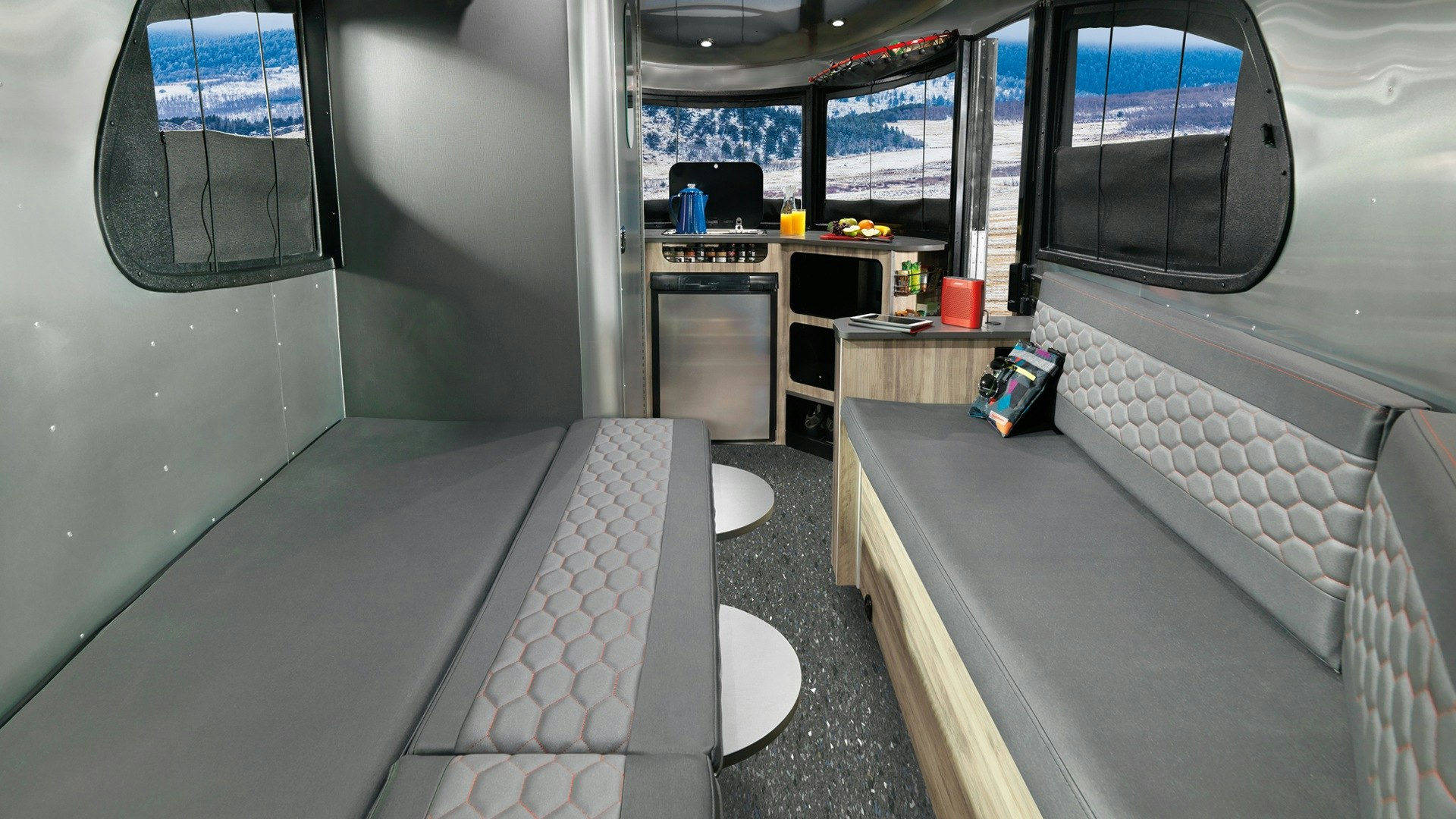 Airstream Basecamp Half Bed Configuration