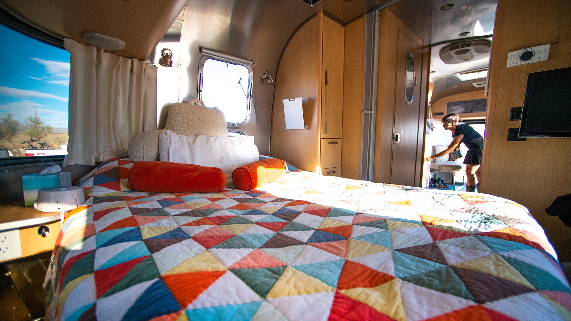 Airstream Travel Trailer Interior Bed Living the Airstream Dream