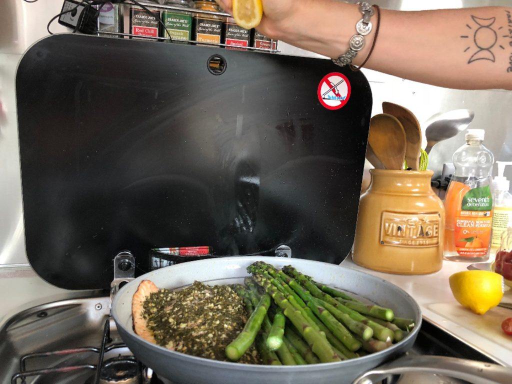 Cooking In An RV Kitchen, Airstream of Vermont