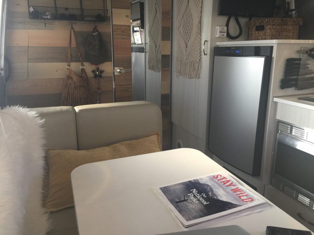 Airstream Sport Interior Kitchen Table