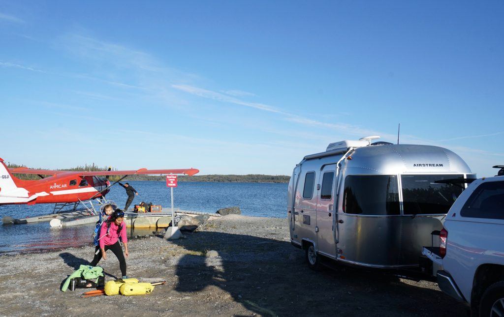 Airstream Travel Trailer Plane