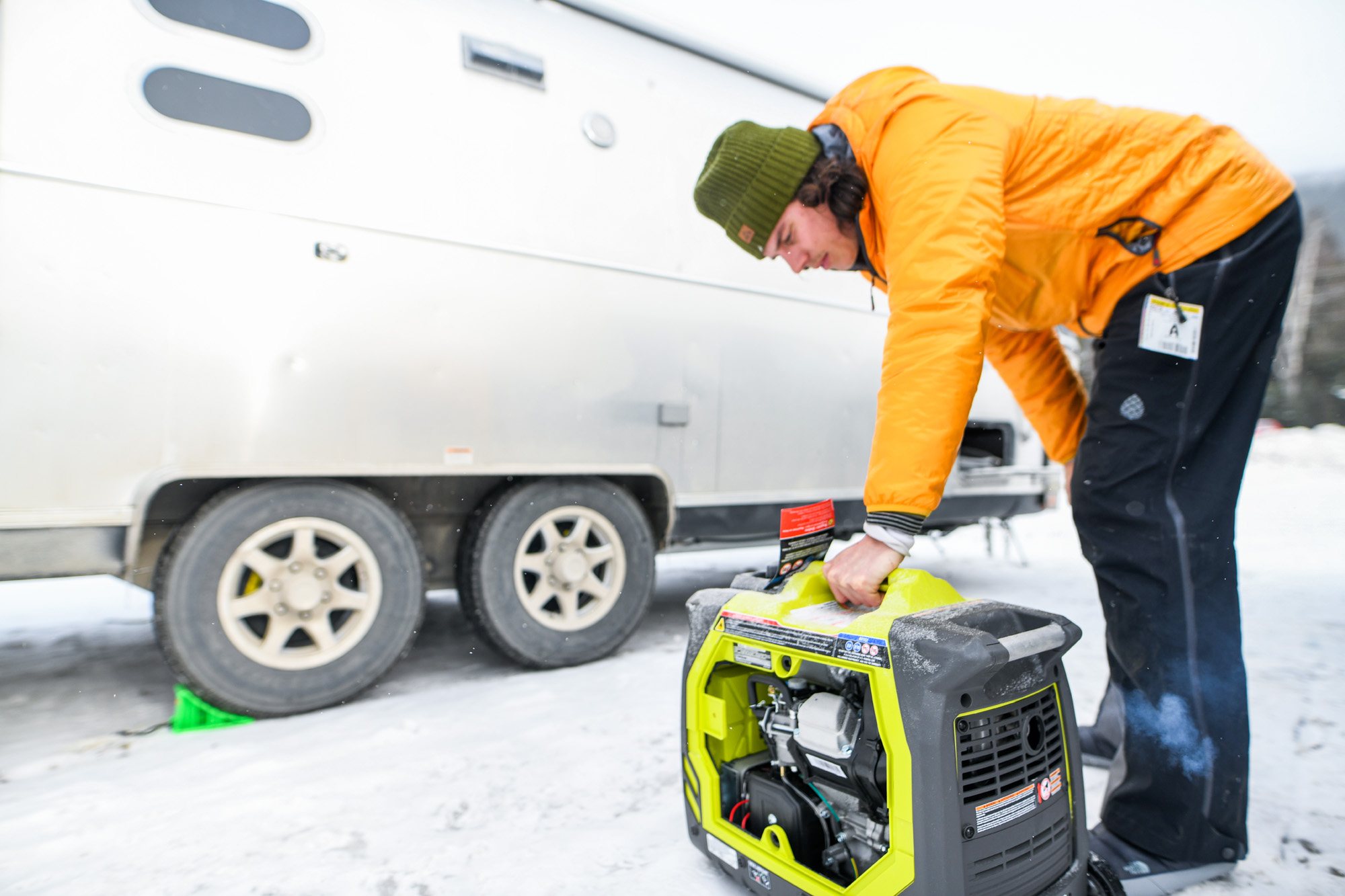 Airstream Travel Trailer generator