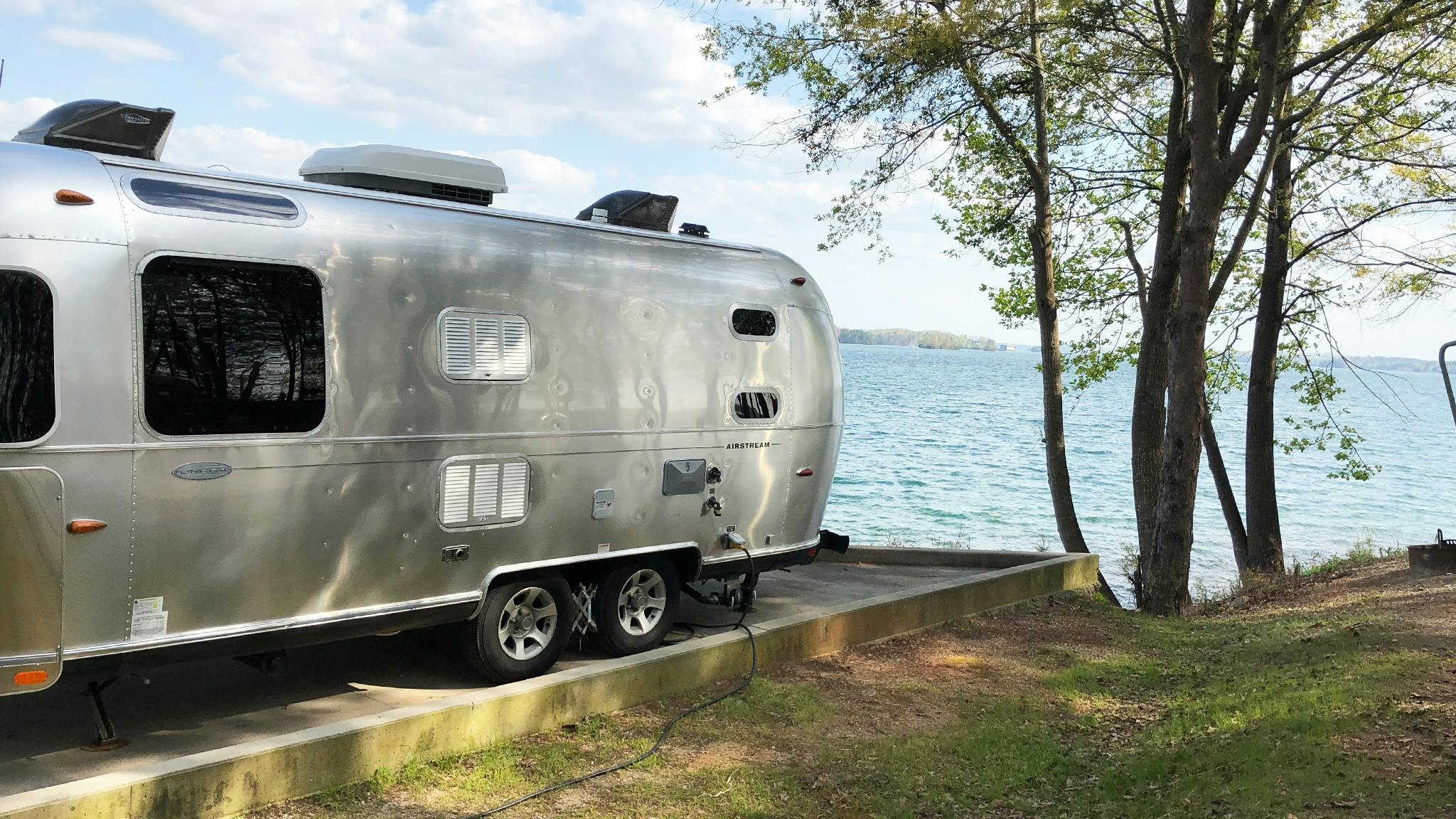 Airstream Travel Trailer Camping