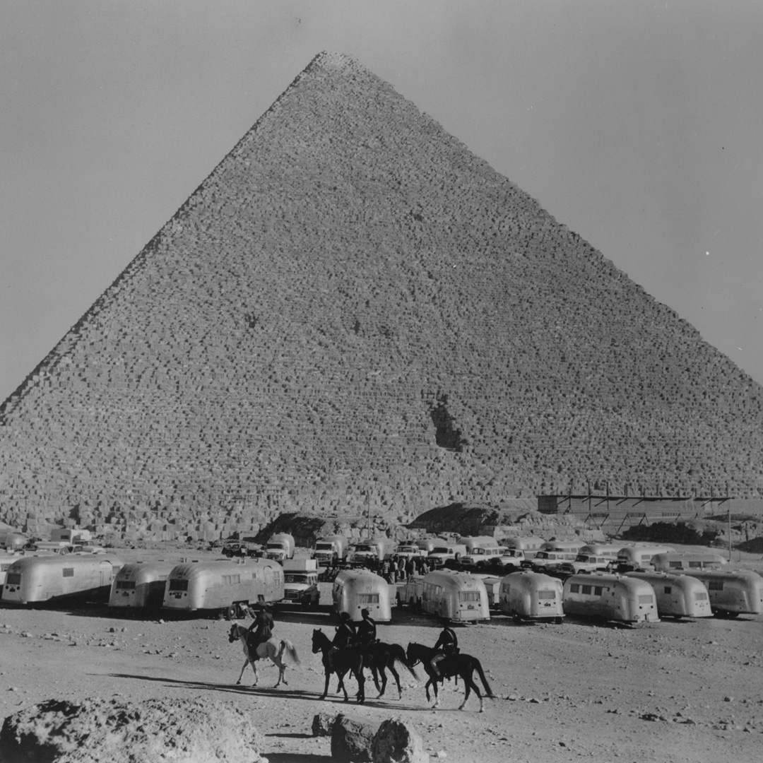 Airstream Egyptian Pyramids