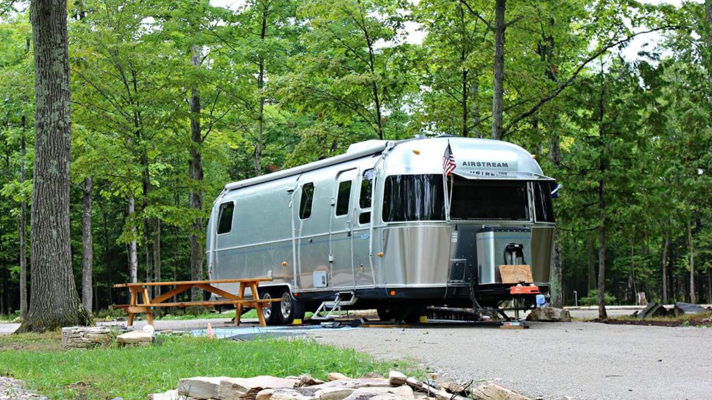 Airstream Travel Trailer at Bay Ridge RV Park & Campground