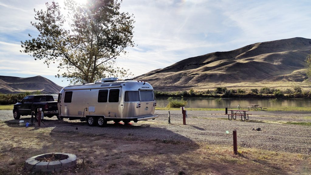 Airstream Travel Trailer at Catfish Junction RV Park & Campground