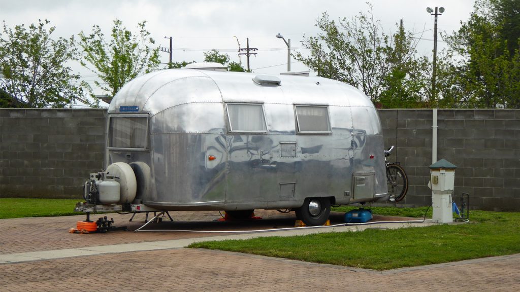 Airstream Travel Trailer at French Quarter RV Resort