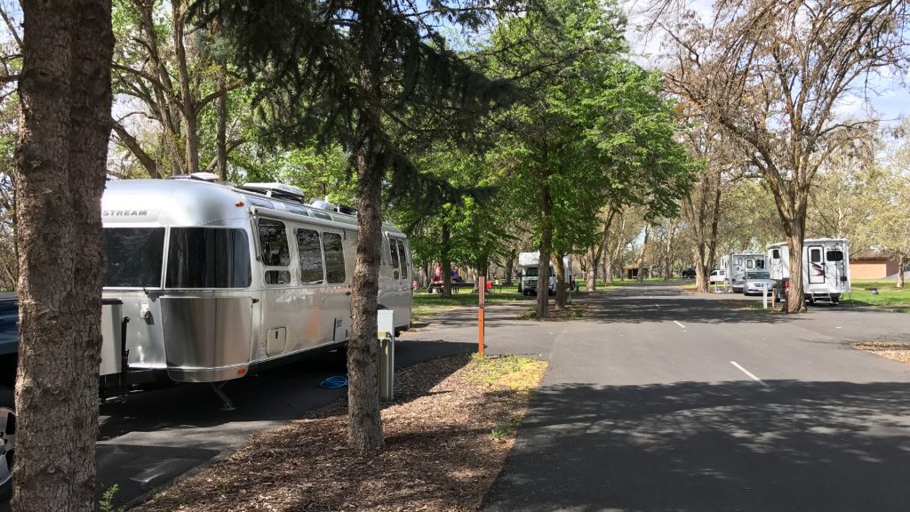 Airstream at Plymouth Park Campground, Army Corps Of Engineers