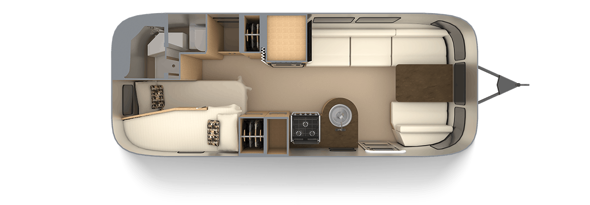 Floor Plans | Flying Cloud | Travel Trailers | Airstream