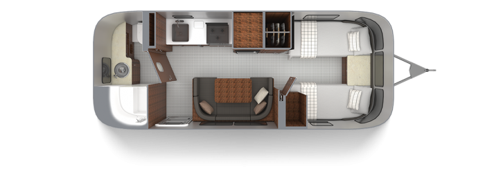 Globetrotter 23fb Twin Floor Plan 