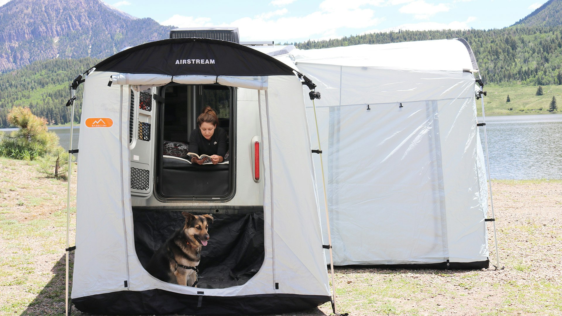 Airstream Basecamp Tent | Airstream Inflatable Tent Storage and Living