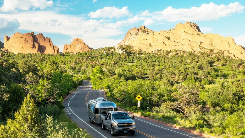 Airstream and LifeStraw Driving Roadway