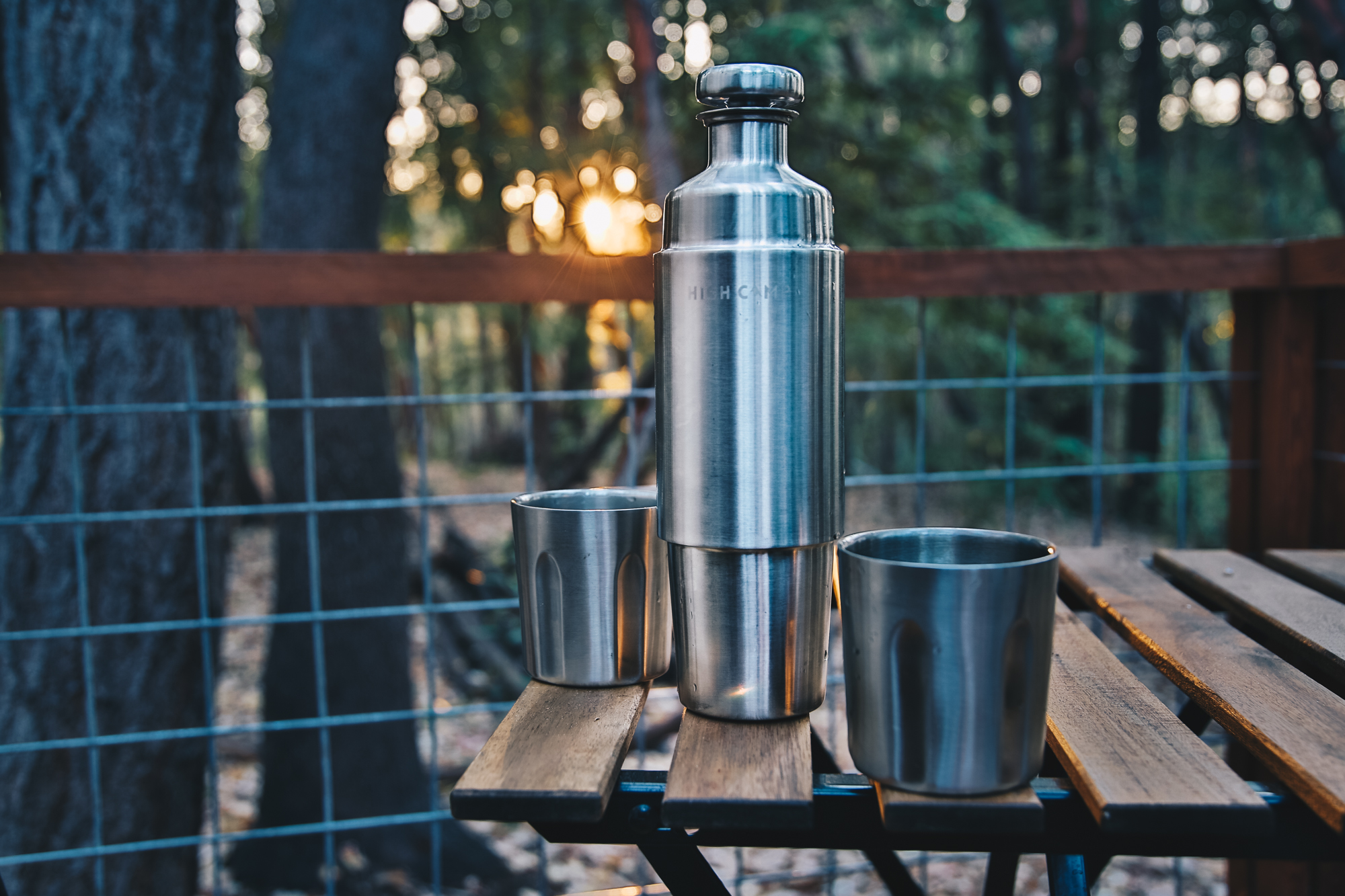 High Camp's Firelight Flask is Perfect for Two