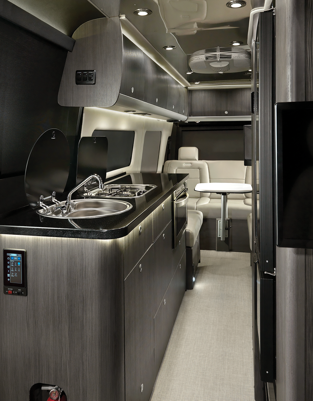 2020 TC Grand Tour Interior Galley Modern Greige WEB1