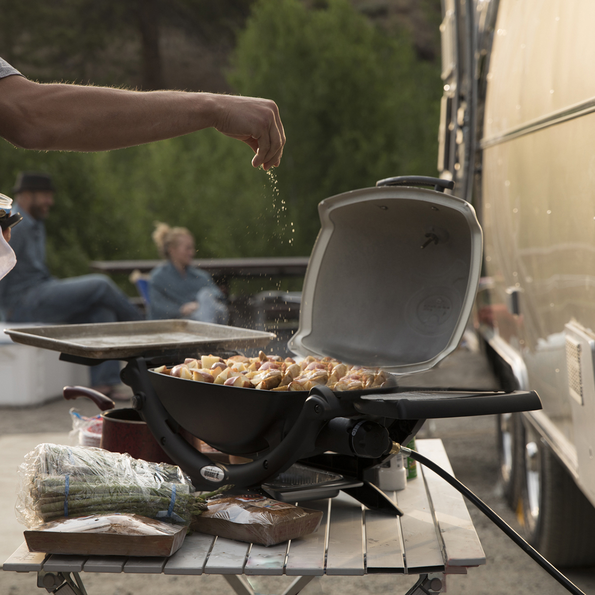 The Airstream Weber Traveler® Portable Gas Grill – Airstream