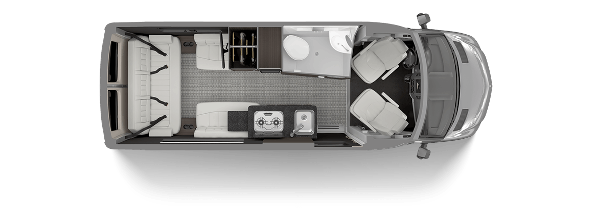 Airstream Interstate 19 Floor Plan