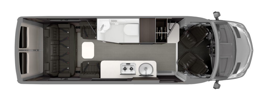 Airstream Interstate Grand Tour EXT Floorplan Formal Black