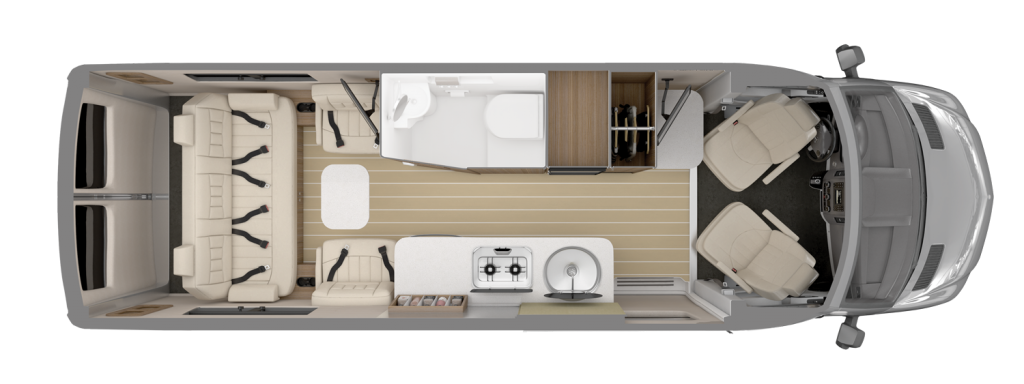 Airstream Interstate Grand Tour EXT Floorplan Tommy Bahama