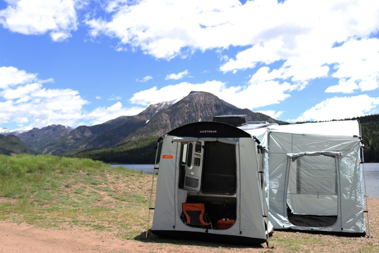 Airstream Basecamp Tent | Airstream Inflatable Tent Storage and Living