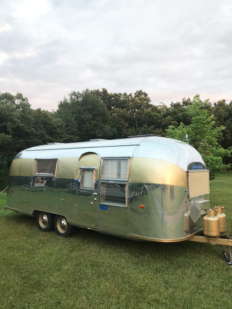 Airstream Gold Travel Trailer