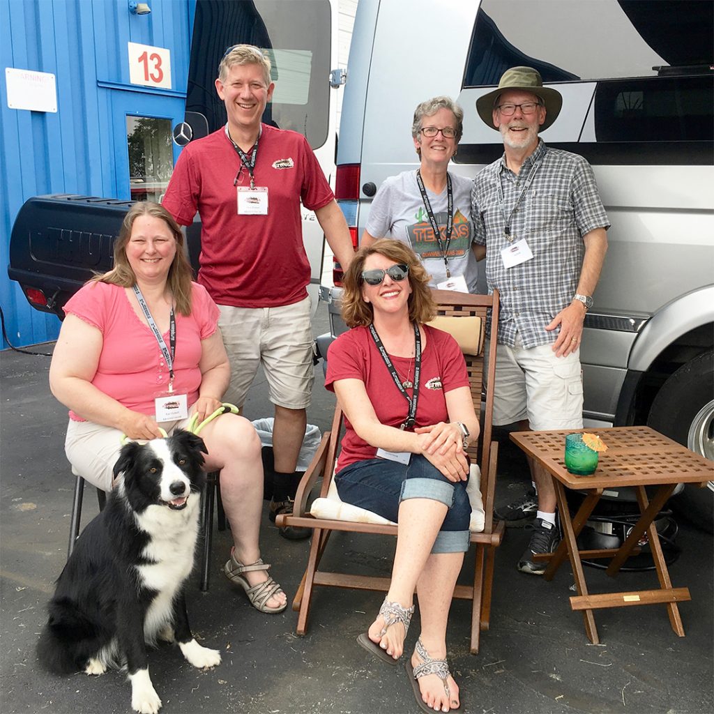 Rhonda Coleman with Touring Coach Owners Airstream