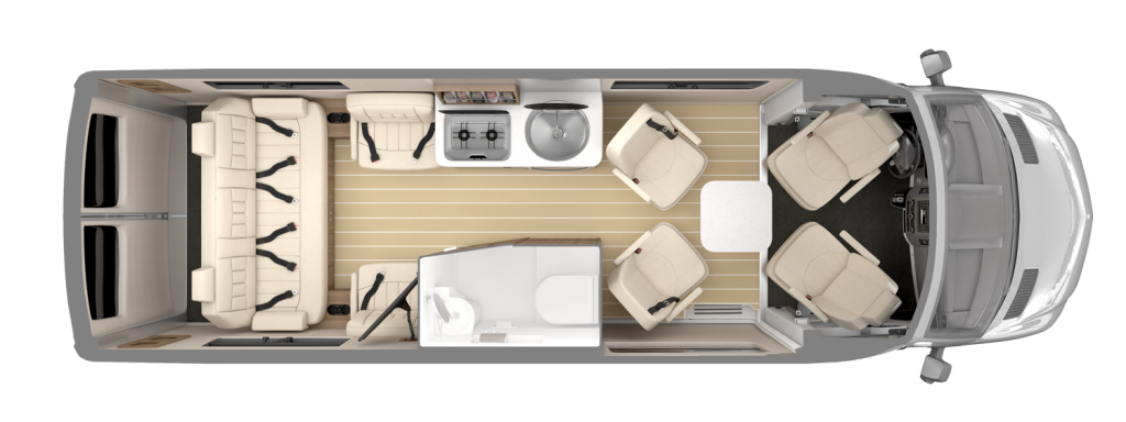 Airstream Interstate Lounge EXT Tommy Bahama Floor Plan