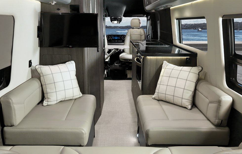 Airstream Interstate Grand Tour Modern Greige Interior