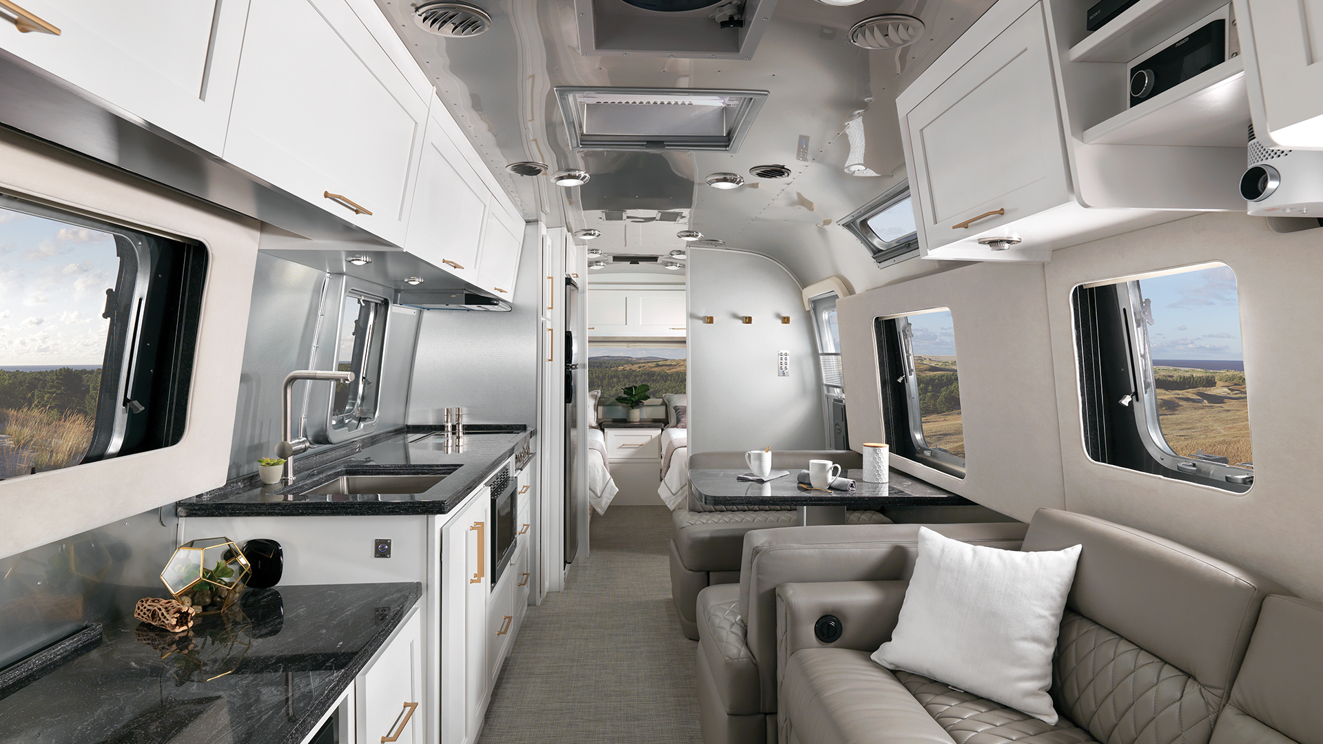 Modernizing the Timeless Classic - New Airstream Comfort White Décor