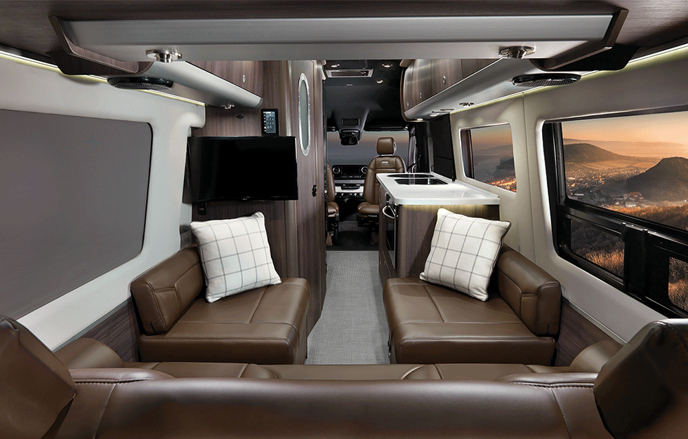 2020 Airstream Interstate Grand Tour Refined Brown Interior