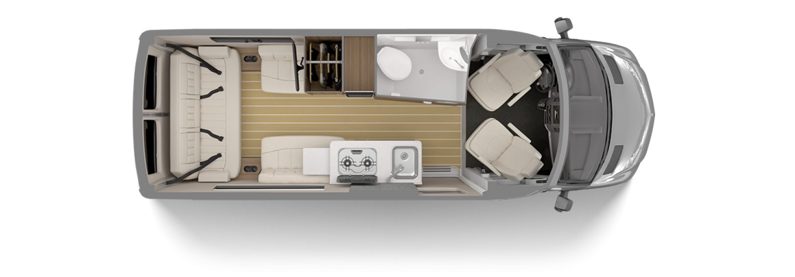 2020 Airstream Interstate Nineteen Tommy Bahama Floor Plan