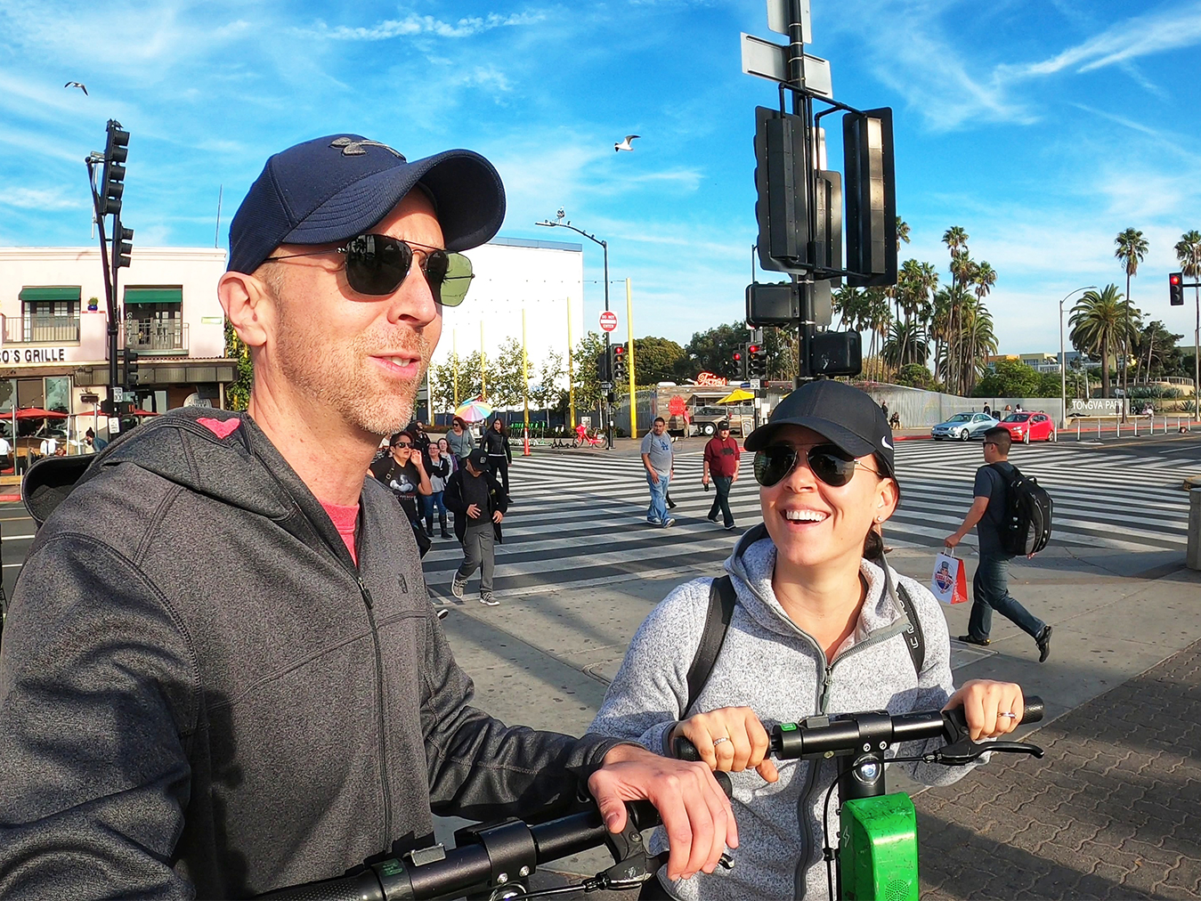 Ambassadors-Christine-and-Aaron-on-Scooters