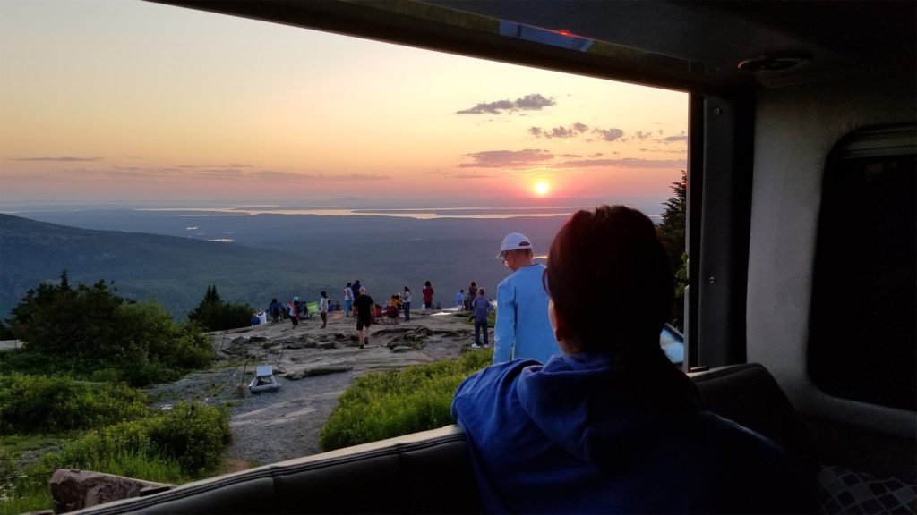 Acadia Cadillac Mountain Sunset