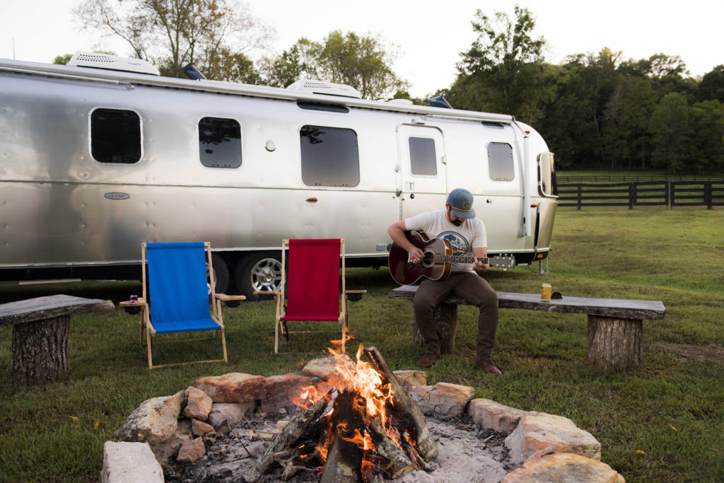 Airstream Photography Musician and Campfire ASC 8