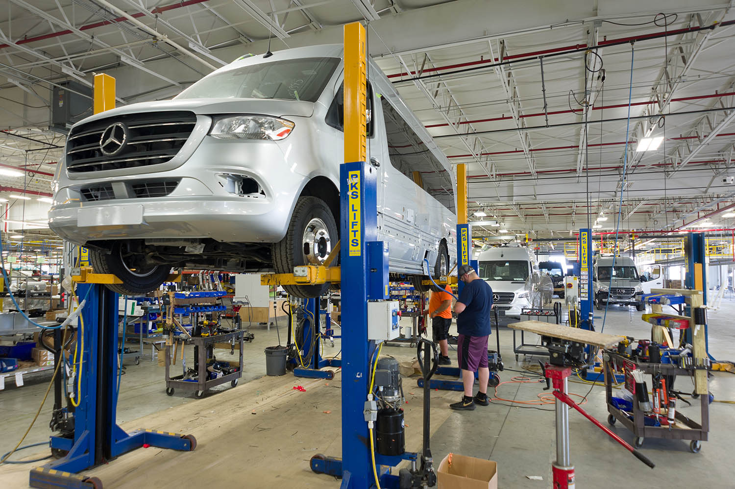 Airstream Touring Coach Production