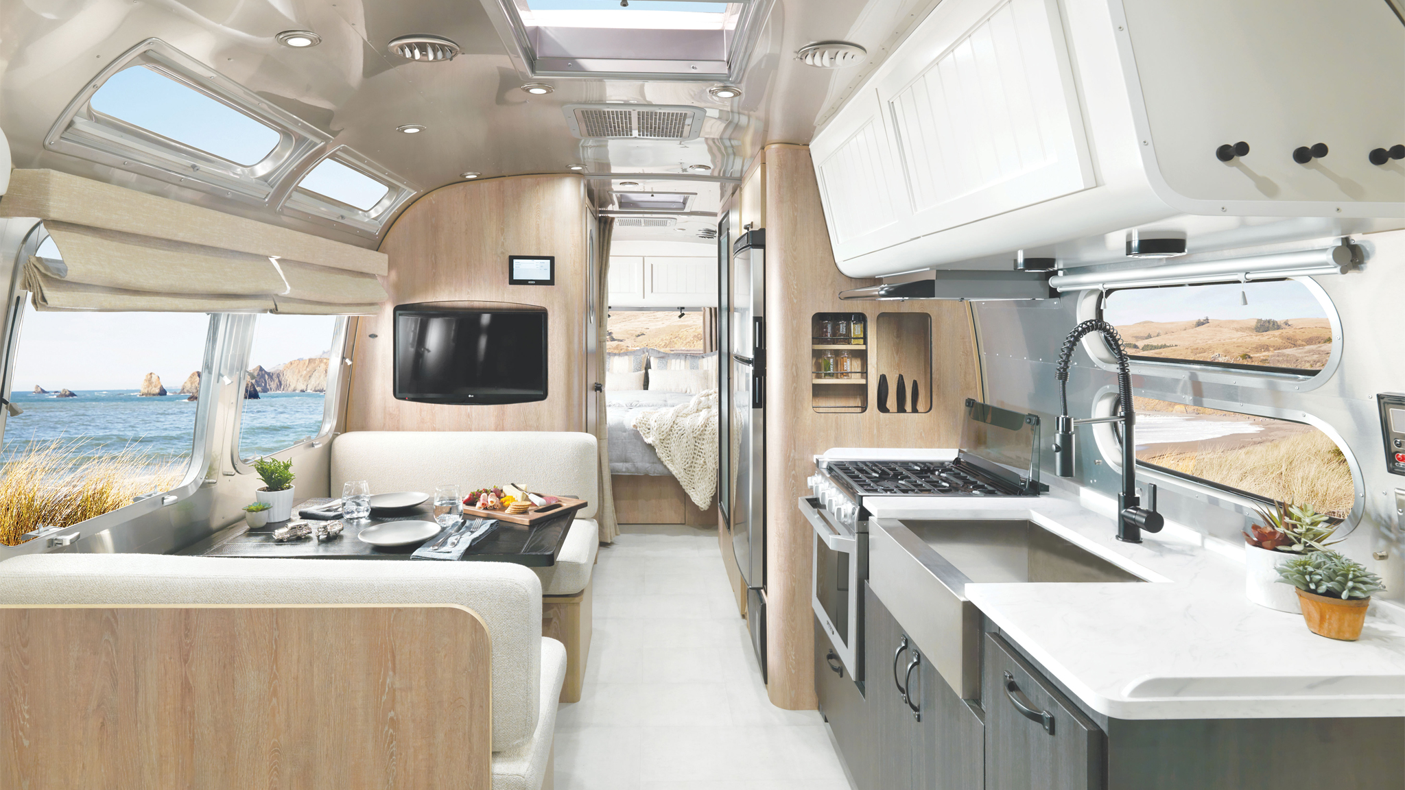 Airstream X Pottery Barn Interior 