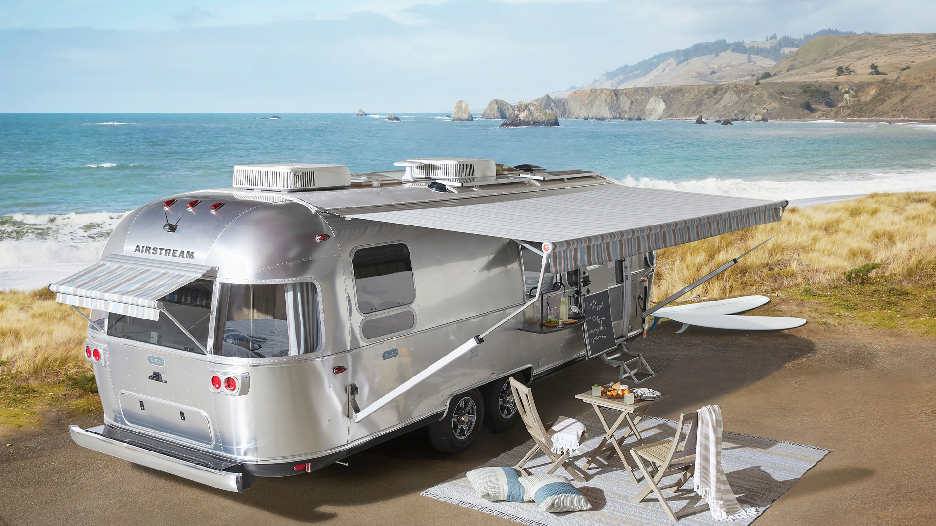 Introducing the Pottery Barn Special Edition Travel Trailer - Airstream