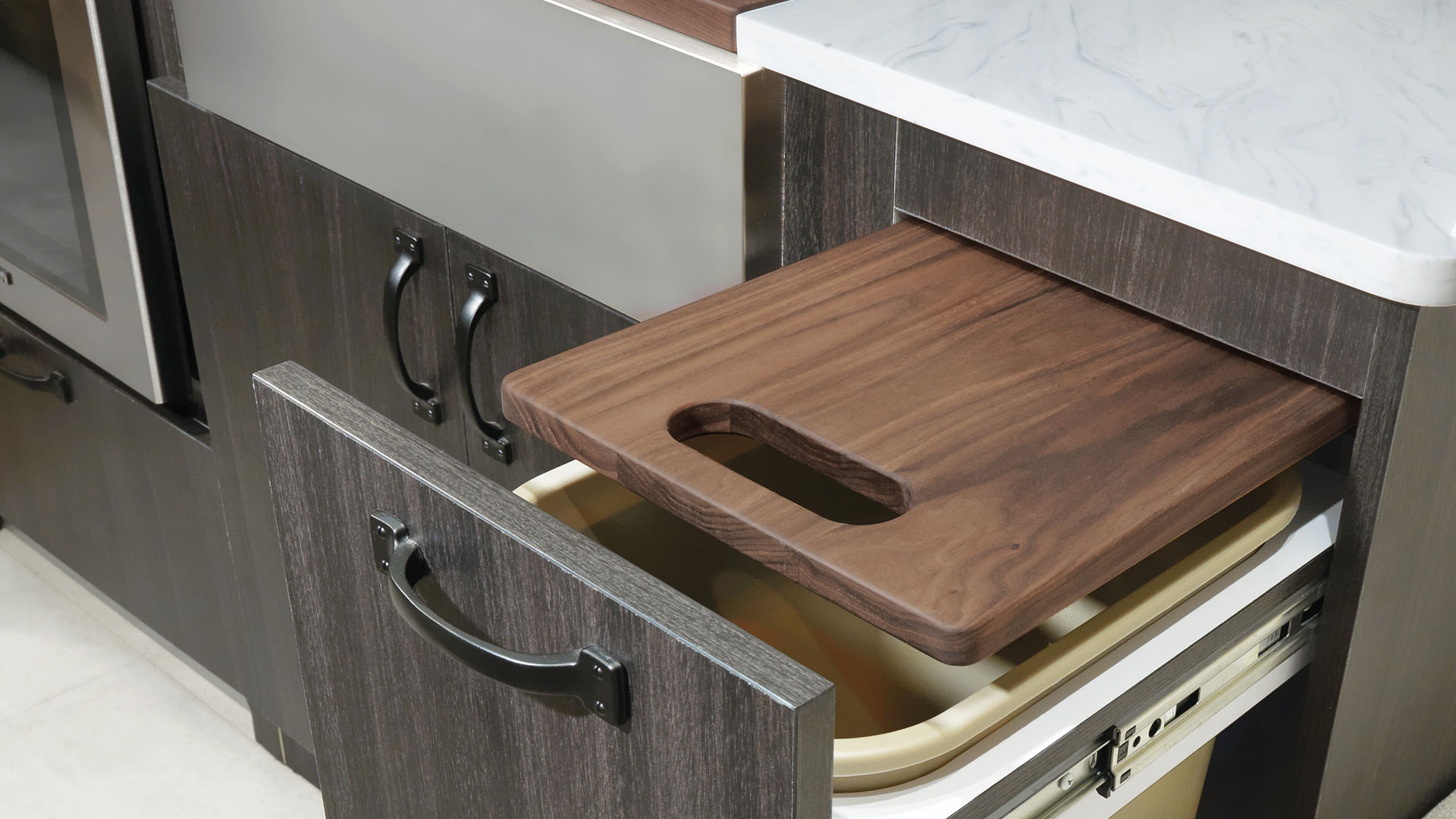 Wood Sink Cutting Boards for Pottery Barn Travel Trailers