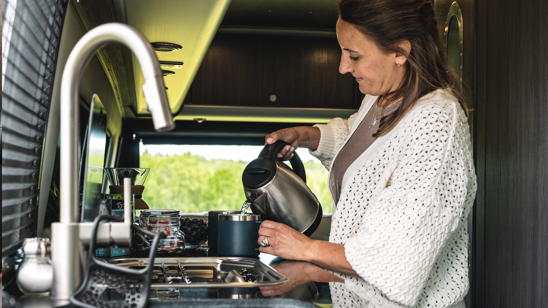 Airstream Cook Top Cover, Flying Cloud, International, Stainless