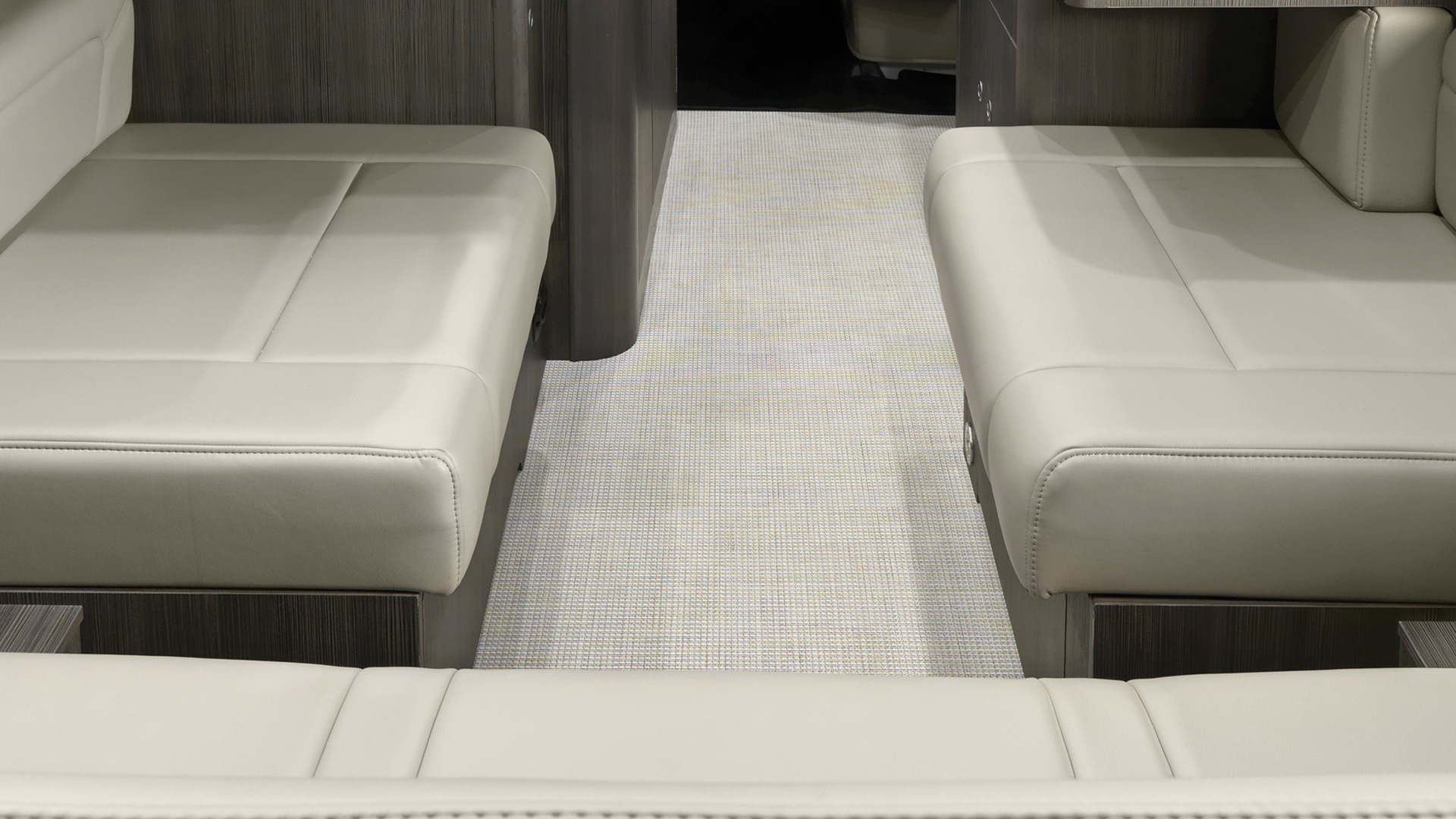 Airstream Touring Coach's flooring.