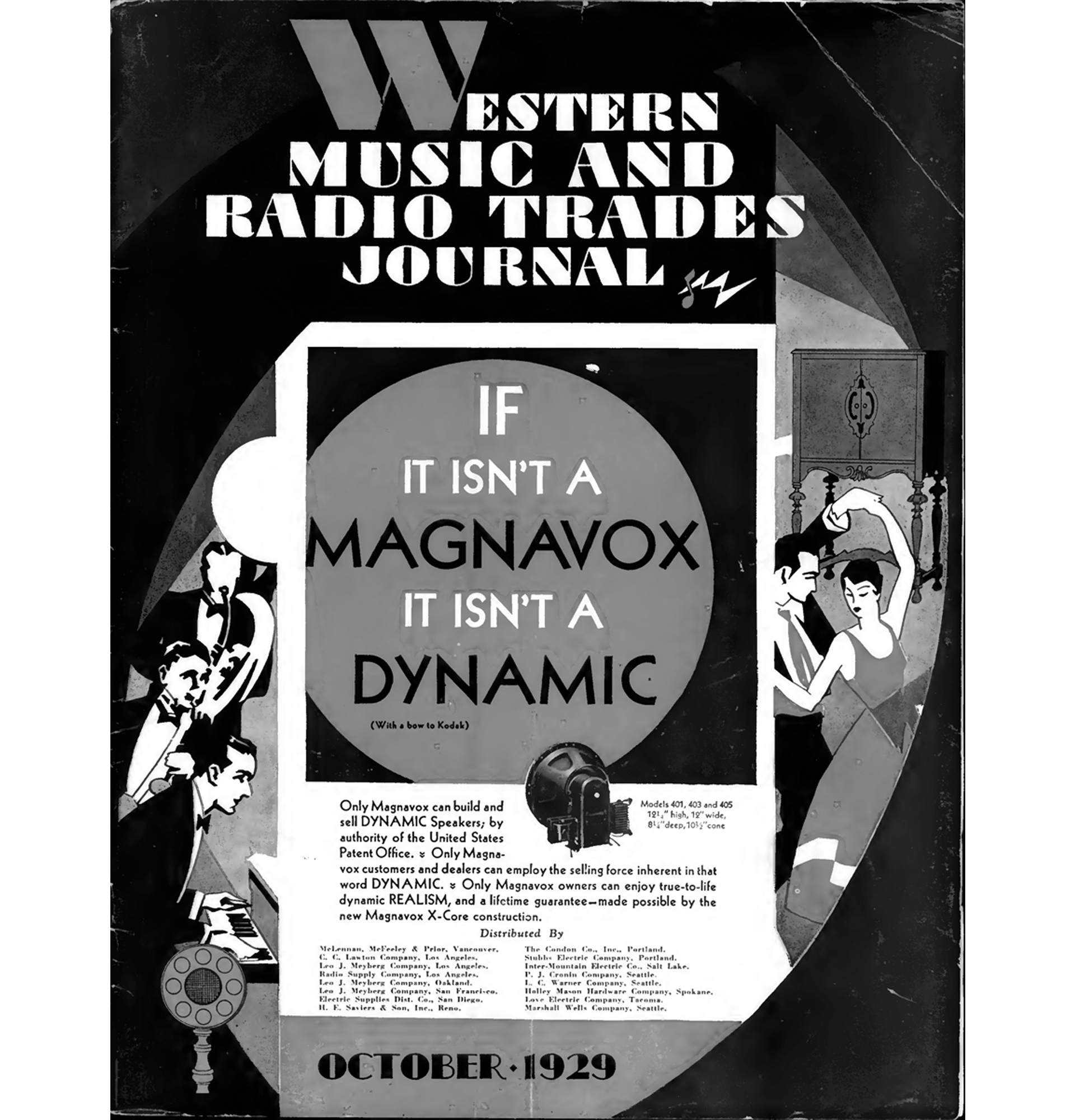 An old Western Music and Radio Trades Journal