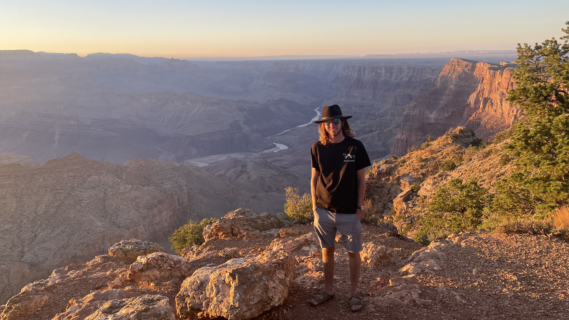 james schaal standing in the moutains.