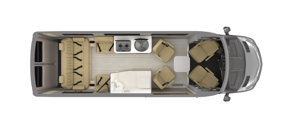 Grand Lounge Floor Plan | Touring Coaches | Airstream